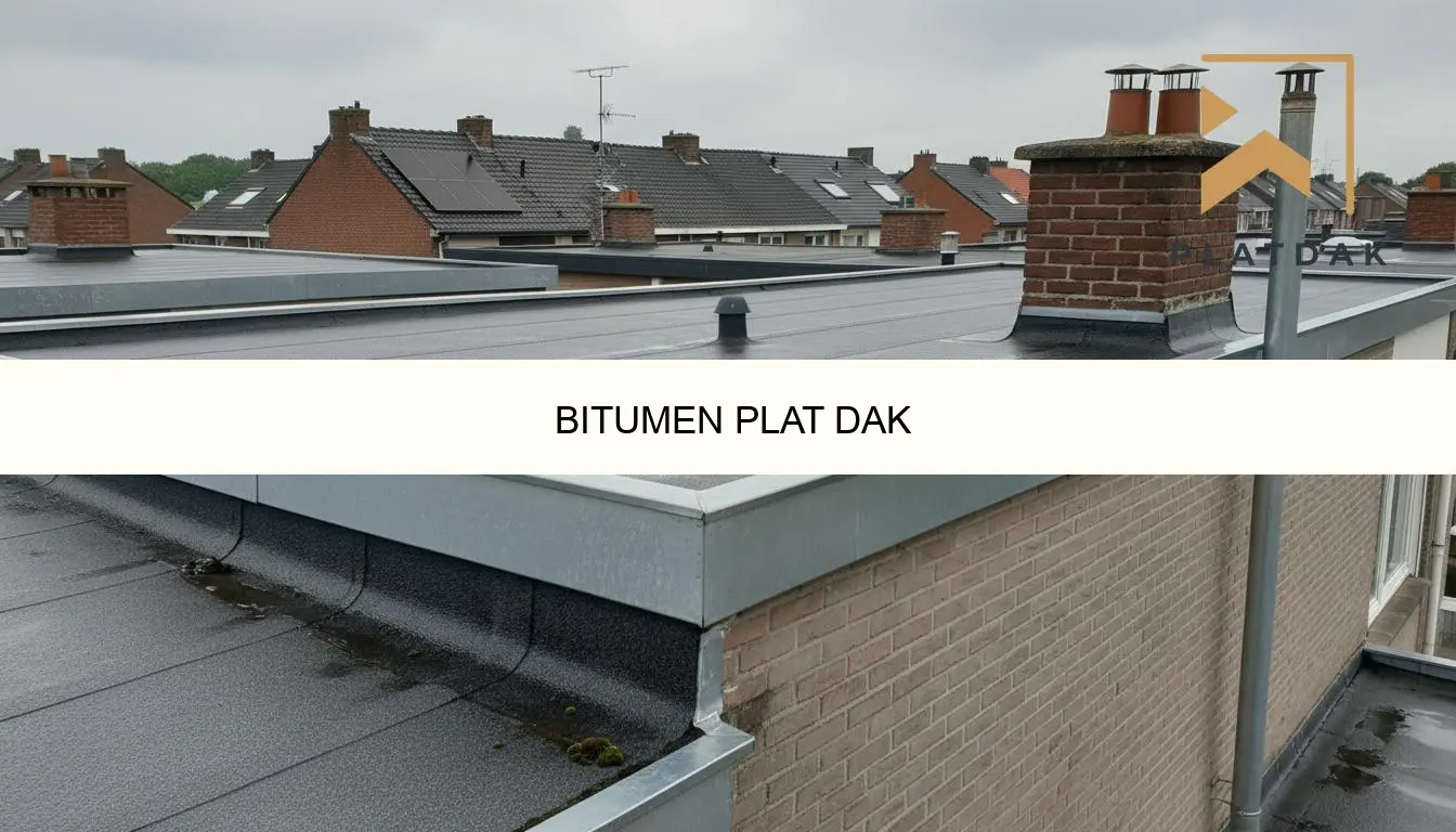 Bitumen plat dak: voordelen, prijs en juiste opbouw