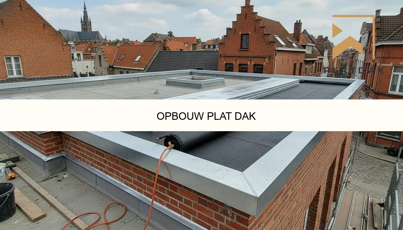 Opbouw plat dak: warm of omgekeerd? Opties & prijs