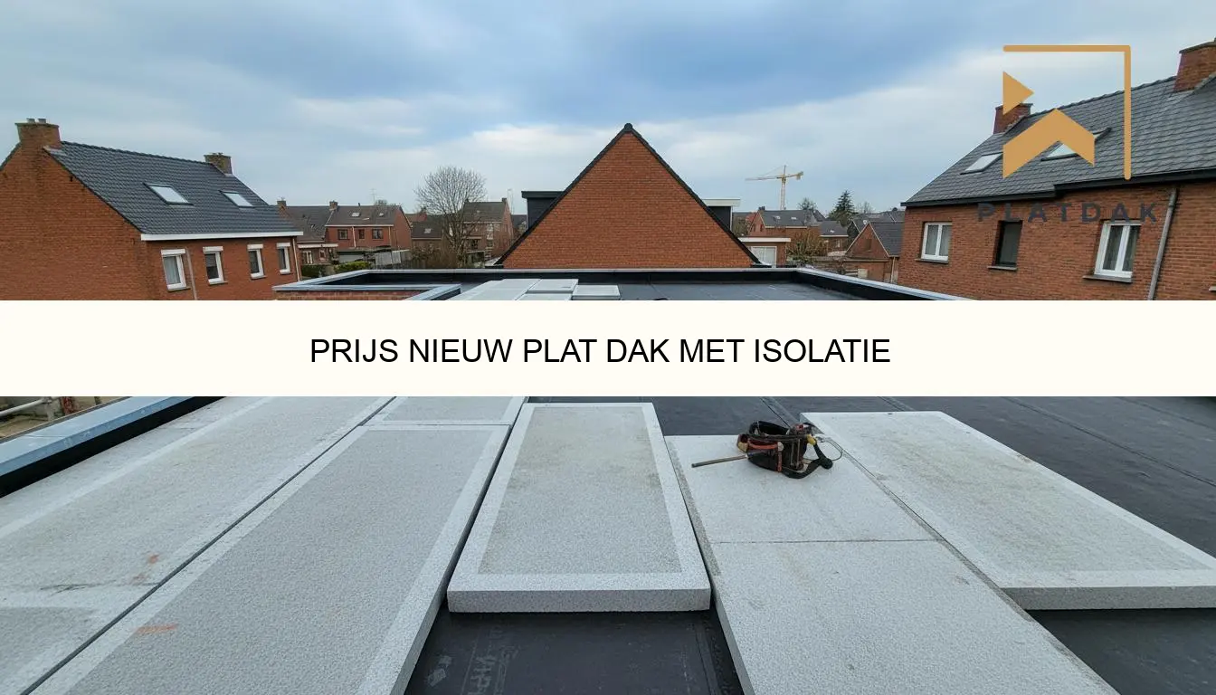 Prijs nieuw plat dak met isolatie: richtprijzen per m²